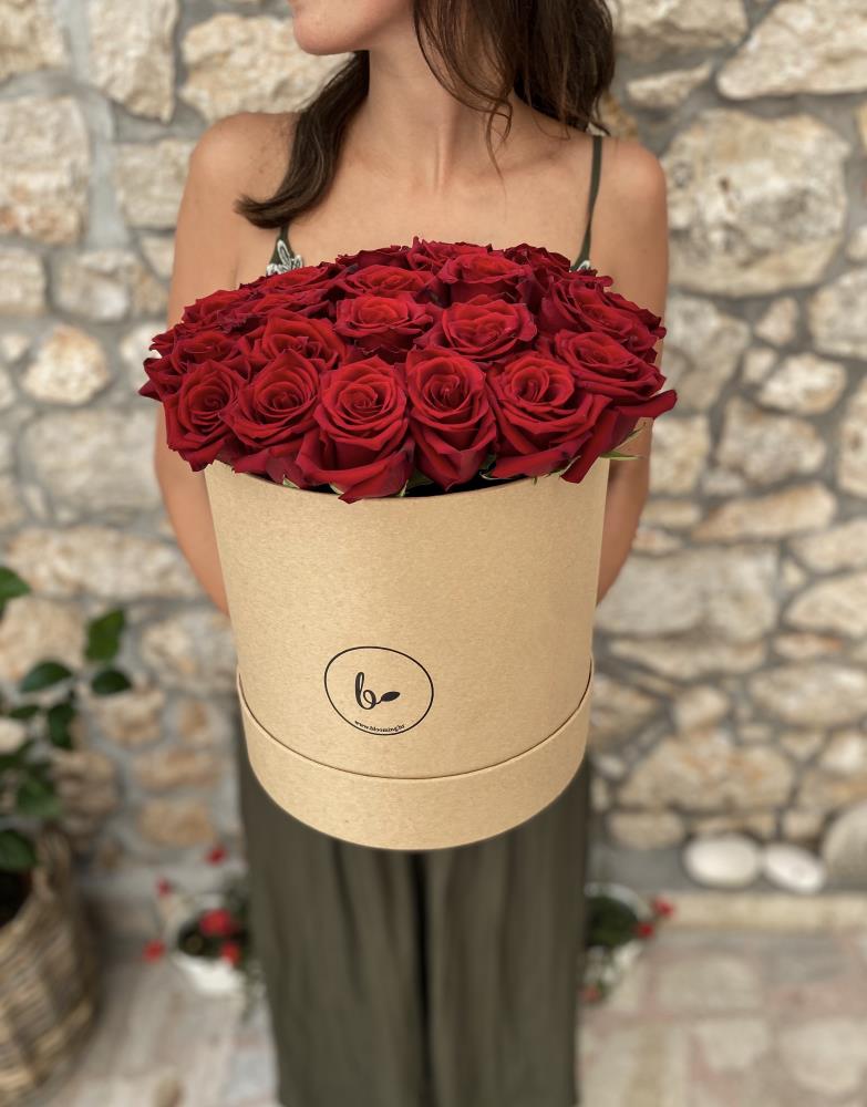 FlowerBox sa ružama- smeđi5